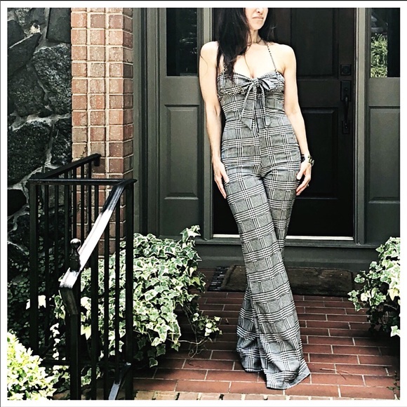 ✨LAST ONE WAS 39$✨Houndstooth wide leg 2 piece set - Picture 3 of 7